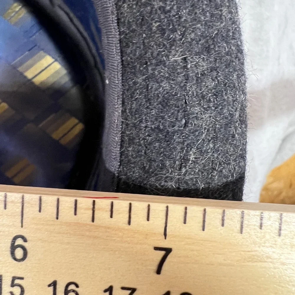 Free Authority Industry Wool Blend Fedora Hat Mens S/M Charcoal Grey Fashion‎
